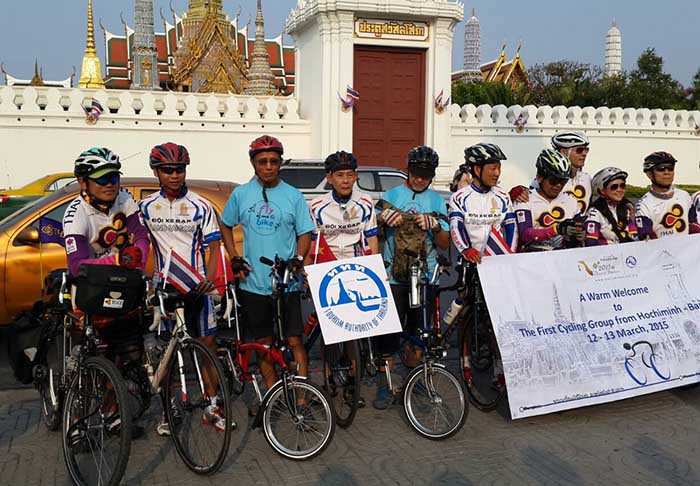 ททท. สนับสนุนและให้การต้อนรับ “คณะจักรยานชุดแรกจากนครโฮจิมินห์ที่เดินทางถึงกรุงเทพมหานคร”